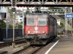 SBB  - Lokzug mit einer 620 065-3 und einer 420 bei Rangierarbeiten im Bahnhof von Arth-Goldau am 08.04.2009