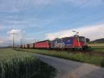 Na geht doch(...) Re 10/10 mit Ewals-Zug bei Mattstetten am 20.05.2011.