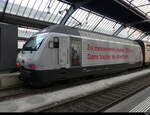 SBB - Werbelok 460 061-5 im HB Zürich am 2024.09.27