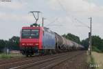 Re 481 005 am 19.06.2007 be Buchholz (Nordheide).