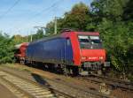 481 005-7 mit ohne  cargo  Aufschrift :) Hier aus Osten kommend zu Weiterfahrt Richtung Sden. Aufgenommen am 20.09.2010 in Eichenberg.