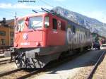 Ae 610 496-2 ''Stadt Wil'' war am 8.9.07 anlslich dem Gotthardbahn Jubilum in Biasca ausgestellt.