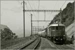 Highlight 2013: 100 Jahre Lötschbergbahn bot viel und besonders gute Fotomöglichkeiten von Fahrzeugen in ihrer natürlichen Umgebung. So konnte ich, nachdem ich die Ae 6/8 im Planeinsatz knapp verpasste, endlich die formschöne Lok endlich auf verschieden Winkeln ablichten.
Hier erreicht die Ae 6/8 208 Hohtenn.
7. Sept. 2013