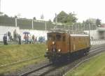 E-Lok Ae 3/6 III Nr.10264(SAAS/SLM 1925) bei der Jubilumsparade 1997 in Lausanne.Die Qualitt der gescannten  Regen Dias  ist,trotz Nachbearbeitung, leider nicht optimal!(Archiv P.Walter)