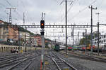 Bahnhofsidylle Neuchâtel vom regnerischen 2.