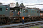 TR Trans Rail - Müller Frauenfeld - Swisstrain.
Am 7. März 2020 wurden mit der Re 620 032-3  Däniken  die Ae 4/7 10961, eine nicht erkennbare Be 4/4 sowie 9 Wagen Sgmns & Ks von Chiasso bzw. Biasca nach Pfäffikon SZ bzw. Uetikon überführt. Die Aufnahmen sind während dem Kontrollhalt in Wohlen entstanden.
Foto: Walter Ruetsch  