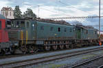 TR Trans Rail - Müller Frauenfeld - Swisstrain.
Am 7. März 2020 wurden mit der Re 620 032-3  Däniken  die Ae 4/7 10961, eine nicht erkennbare Be 4/4 sowie 9 Wagen Sgmns & Ks von Chiasso bzw. Biasca nach Pfäffikon SZ bzw. Uetikon überführt. Die Aufnahmen sind während dem Kontrollhalt in Wohlen entstanden.
Foto: Walter Ruetsch  