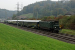 Swisstrain/SBB: Ae 4/7 10997, ehemals SBB, mit einem Sonderzug Basel Badischer Bahnhof-Brig bei Wynigen am 13.