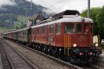 100 Jahr BLS: Ae 6/8 205 mit Swiss Classic Train in Frutigen am 29.