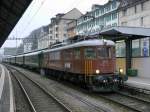 BLS - Ae 6/8  205 mit Extrazug nach Kandersteg im Bahnhof Olten am 24.01.2016