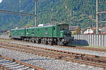 Samstag den 06.07.2024 um 10:01 Uhr in Erstfeld. Die SBB Historic hat heute im Lokdepot Erstfeld ihren Tag der offenen Tür. Das Motto lautet  Bergstrecke, Loks und ihre Geschichten“. Durchgeführt wurde dieser Anlass durch das Team Erstfeld  Bahnhistorischer Verein am Gotthard“. Es waren sicher noch viele unzählige freiwillige Helfer mit dabei. Das Lob geht an alle. Hier ist die Ae 8/14 11801 zu sehen. Und sie fährt. Erbauer SLM Winterthur und BBC Baden. Inbetriebsetzung: 1931, Höchstgeschwindigkeit: 100 km/h, Dienstgewicht: 240 t, Fabriknummer: 3501, UIC Bezeichnung: 91 85 4801 801-2. Koordinaten GMS (Grad, Minuten, Sekunden): N 46° 49’ 17.3’’ O 8° 38’ 58.6’’