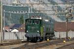 Ae 8/14 11801 in Erstfeld, 1.10.2011