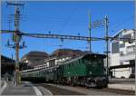 Nun habe auch ich mich dieses Jahr am Karneval erfreut, als es mir gelang den Extrazug der Mehlsuppenessendenfrhausteher mit der SMB Be 4/4 171 bei der Rckfahrt von Basel nach Sion bei kurzen Halt