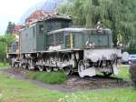 Ce 6/8 14270 als Denkmal in Erstfeld am 31-7-2004