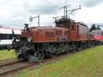 SBB - Fahrzeugausstellung bei der SBB im Depotareal Biel/Bienne mit der Ce 6/8 14253 anlsslich der 150 Jahre Feier des Jurabogens am 25.09.2010