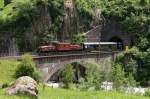 SBB HISTORIC: Ce 6/8 ll 14253 bei Wassen am 15.