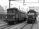 SBB Historic - Ae 8/14 11801 und Ce 6/8 14253 an einer Fitnessfahrt in einem Extra abgesperrten Geleisfeld das somit Extra für alle Fotografen und Besucher des 1 August Brunch Frei