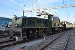 Ce 6/8 III 14305 der SBB am Abend des 12.10.2018 in Murgenthal AG bei der Weiterfahrt in Richtung Langenthal.