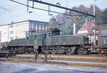 Im Anschluss an die prächtigen Bilder von Walter Ruetsch vom Krokodil Be 6/8 III 14305 hier noch zwei Aufnahmen derselben Lok (damals) 13305 in Emmenbrücke, 22.Oktober 1969 