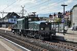 Ce 6/8 III 14305 Krokodil als Lokzug in Solothurn-HB am 9.