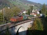 Die Ee 3/3 16318  Halbschuh  des Vereins Historische Mittelthurgaubahn (ex SBB) am 14.