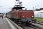 ex MthB Ee 3/3 16318 im Bahnhof Bischofszell Stadt am 29.11.2015