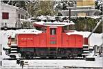 Ee 3/3 16440 im Winterschlaf in Chur.