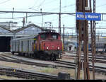 SBB - Infolge Fahrzeugdefekt vom Roten Pfeil ein sehr Kurzfristiger Ersatzzug mit der Ee 3/3 16388 bei Rangierfahrt vor dem SBB Historic Depot Olten am 21.05.2022 ( Der Zug fuhr nur 1 mal bis die Ae