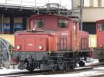 SBB - Rangierlok Ee 3/3 16387 im Bahnhof von Neuchtel am 24.03.2008