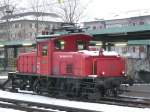 SBB - Rangierlok Ee 3/3 16404 abgestellt in Gossau am 16.01.2010