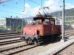 SBB - Rangierlok Oldtimer Ee 3/3 16408 im Bahnhof von Biel/Bienne am 15.09.2017