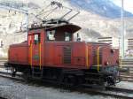 SBB - Rangierlok Ee 3/3 16446 im SBB Bahnhof von Brig am 10.03.20007