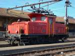 Ee 3/3 16402 whrend Sonntagsruhe im Bahnhof Rapperswil SG, 26.