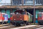 Ee 3/3 16445 in Erstfeld.Bild vom 27.6.2015