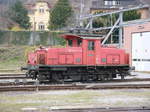 SBB - Rangierlok Ee 3/3 16383 abgestellt im Bahnhofsareal in Chur am 25.11.2016