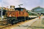 Ee 3/3 16511 beim rangieren in Basel SBB (Sommer 2003).