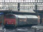 SBB - Rangierlok Ee 3/3 934 556-2 im Bahnhof Genf am 11.12.2009