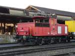 SBB - Rangierlok Ee 3/3  934 556-2 abgestellt im Areal des Gterbahnhof Biel am 30.12.2012