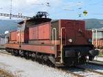 SBB - Rangierlok Ee 6/6 16813 im Gterbahnhof von Biel/Bienne am 15.09.2007