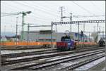 923 026-9 vor der Stadler Baustelle in St.Margrethenh.