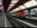 SBB - Rangierlok Ee 922 001-3 bei Rangierarbeiten im HB Zürich am 29.12.2019