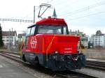 Ee 922 002-1 wartet in Romanshorn auf seiner nchste Einsatz am 28.02.2010