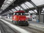 SBB - Rangierlok 922 022-1 im Hauptbahnhof Zürich am 25.01.2014