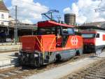 SBB - Rangierlok Ee 922 016-1 im Bahnhof Basel SBB am 20.09.2014