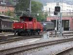 Ee 3/3 16427 rangiert im Bahnhof Chur. (27.09.2006)