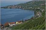 Kurz nach Epesses konnte ich diese SBB Re 4/4 II mit einem gemischten Güterzug auf der Fahrt Richtung Vevey fotografieren; wobei das eigentliche Motiv weniger der kleine Zug als die grandiose Landschaft des Lavaux ist.
30. August 2017