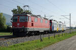 NPZ Bt Überfuhr
SBB Personenverkehr
Re 420 148-9 mit Bt 50 85 29-35 953-3 zwischen Grenchen-Süd und Bettlach am 9. August 2018.
Foto: Walter Ruetsch