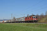 Re 420 290-9 fährt Richtung Bahnhof Sissach.