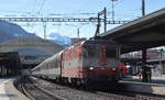 Lok 11109 ist eine von zwei Loks der SBB, die noch im Swiss Express Design aus den 70ern verkehrt.