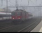 SBB - 420 199 + 420 ?? unterwegs in Nebel in Rothrist am 05.10.2022